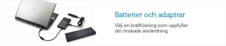 Batterier till din bärbara Dell-dator